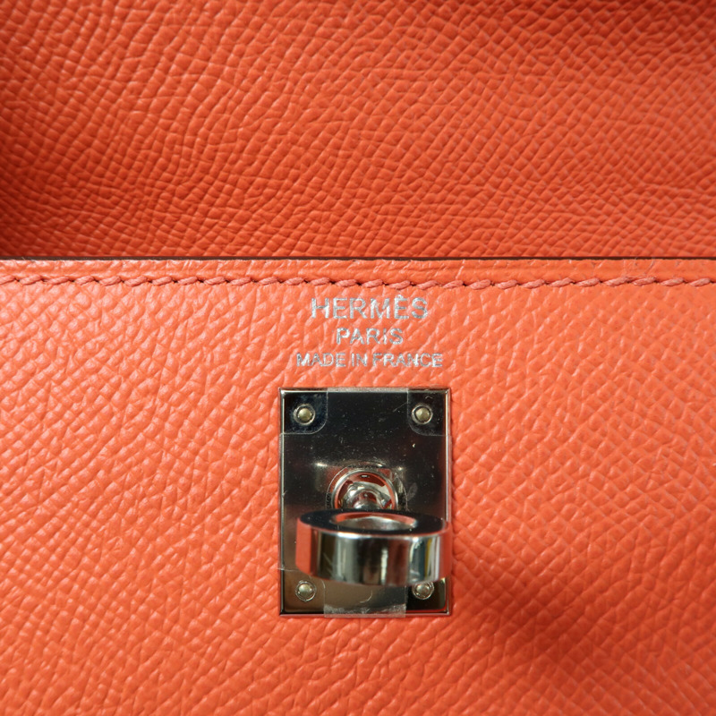 HERMES Epsom皮革Kelly 25手挽肩背兩用袋Rose Jaipur-5