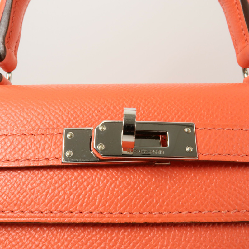 HERMES Epsom皮革Kelly 25手挽肩背兩用袋Rose Jaipur-6
