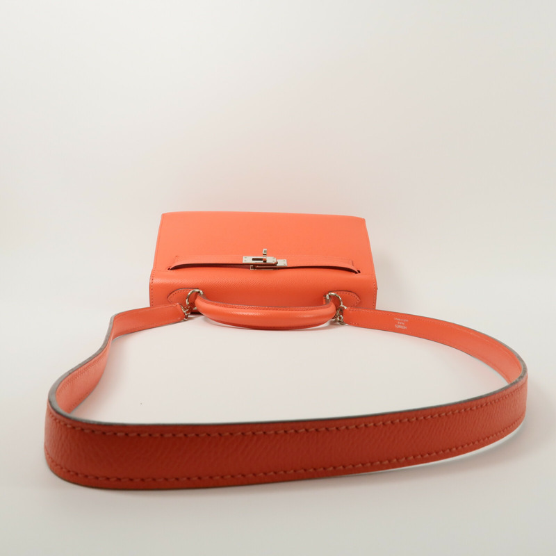 HERMES Epsom皮革Kelly 25手挽肩背兩用袋Rose Jaipur-8