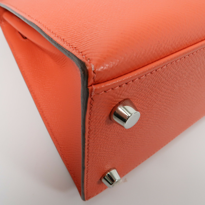 HERMES Epsom皮革Kelly 25手挽肩背兩用袋Rose Jaipur-12