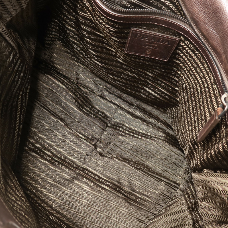 PRADA Cervo皮革Messenger Bag肩背袋-4