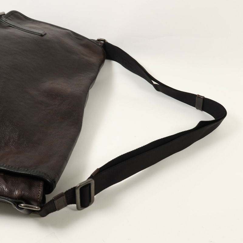 PRADA Cervo皮革Messenger Bag肩背袋-8