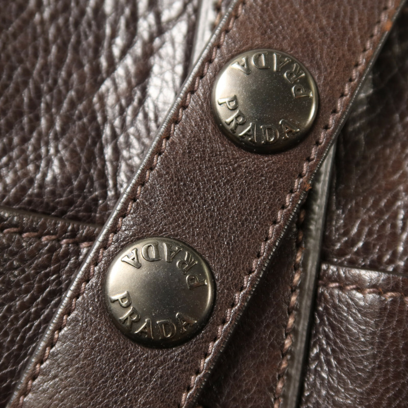 PRADA Cervo皮革Messenger Bag肩背袋-10