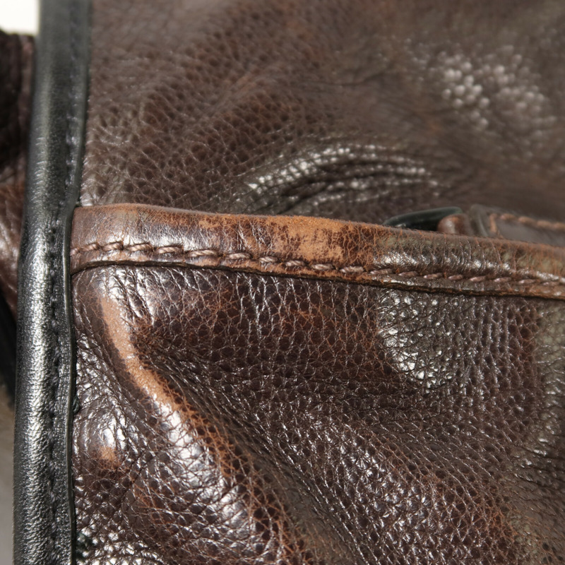 PRADA Cervo皮革Messenger Bag肩背袋-17