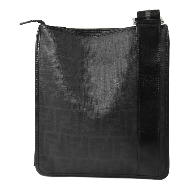 FENDI 塗層帆布Messenger Bag肩背袋-1