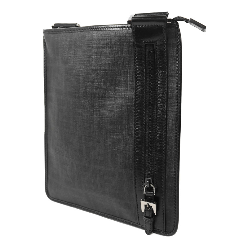 FENDI 塗層帆布Messenger Bag肩背袋-2
