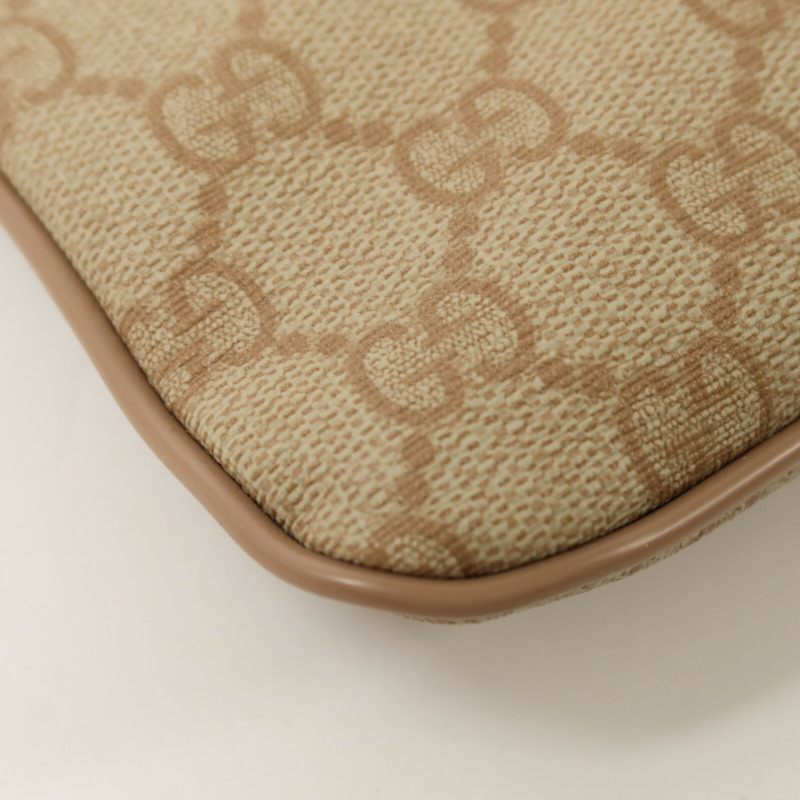 GUCCI 塗層帆布GG Supreme Shoulder Bag肩背袋-11