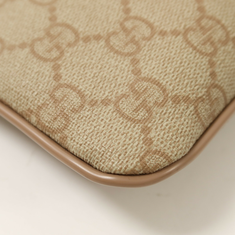 GUCCI 塗層帆布GG Supreme Shoulder Bag肩背袋-13
