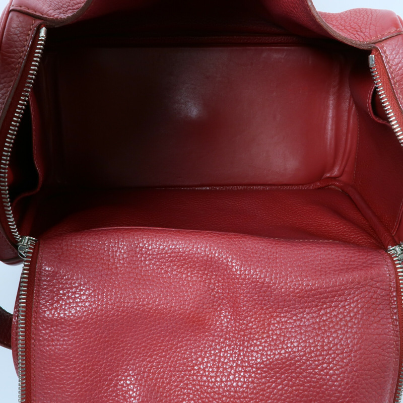 HERMES Clemence皮革Lindy 30手挽肩背兩用袋-4