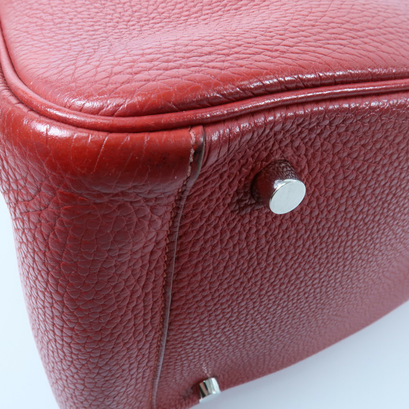 HERMES Clemence皮革Lindy 30手挽肩背兩用袋-12