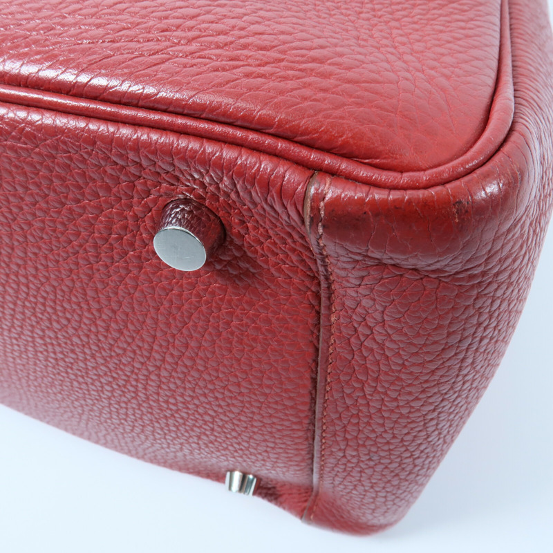 HERMES Clemence皮革Lindy 30手挽肩背兩用袋-13