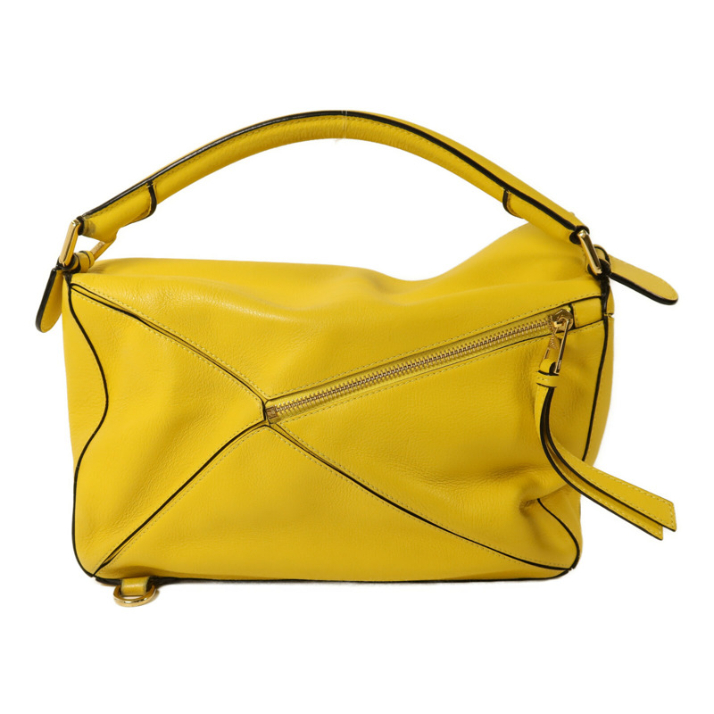 LOEWE 牛皮皮革Puzzle Medium手挽肩背兩用袋-1