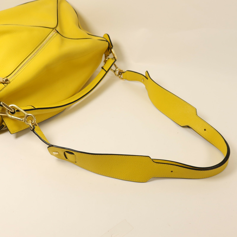 LOEWE 牛皮皮革Puzzle Medium手挽肩背兩用袋-8