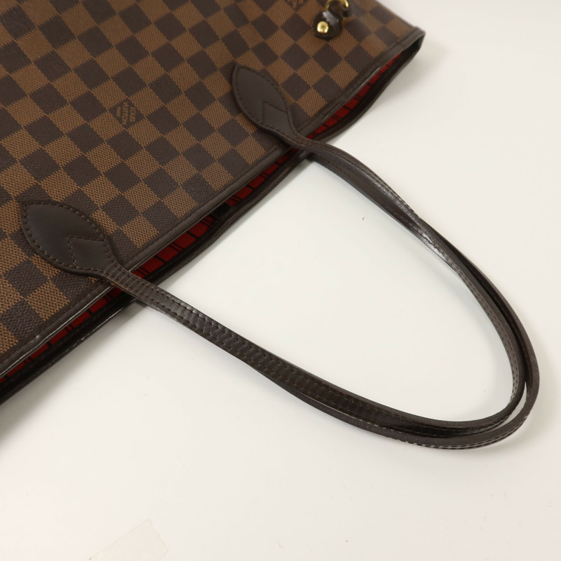 LOUIS VUITTON Damier Neverfull MM手挽袋-7