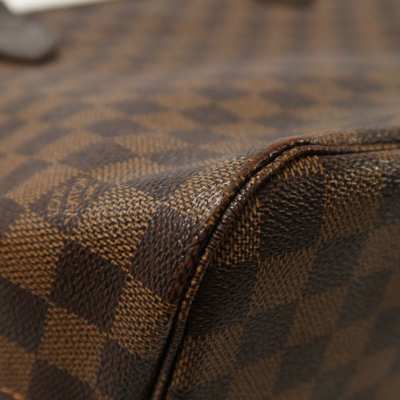 LOUIS VUITTON Damier Neverfull MM手挽袋-10