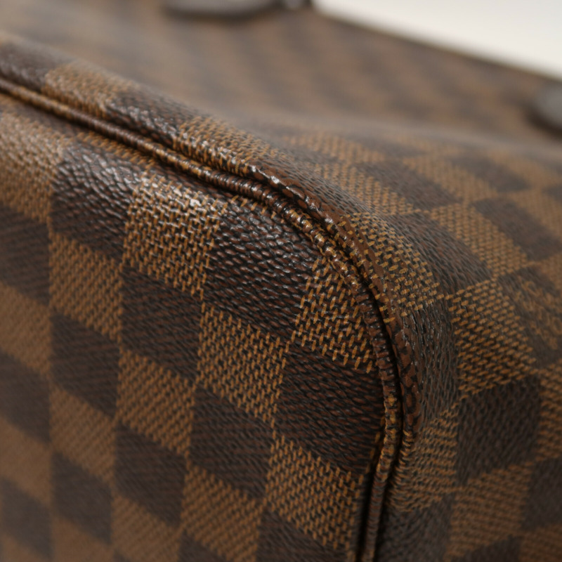 LOUIS VUITTON Damier Neverfull MM手挽袋-11