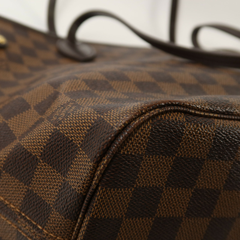LOUIS VUITTON Damier Neverfull MM手挽袋-12