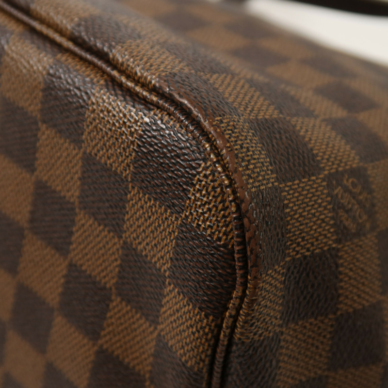 LOUIS VUITTON Damier Neverfull MM手挽袋-13