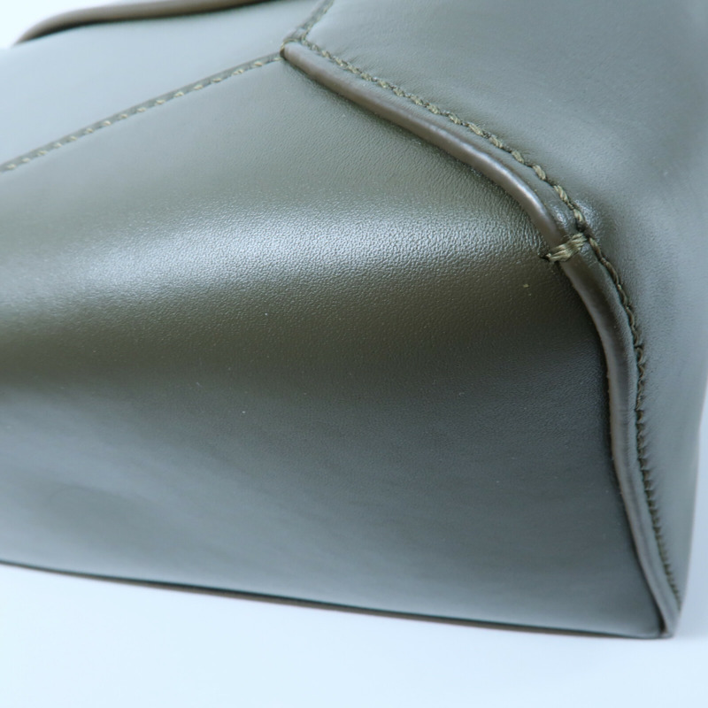 LOEWE 牛皮皮革Edge Puzzle Small手挽肩背兩用袋-14