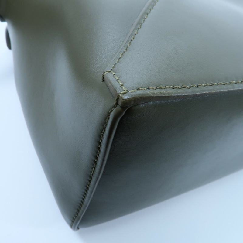 LOEWE 牛皮皮革Edge Puzzle Small手挽肩背兩用袋-15