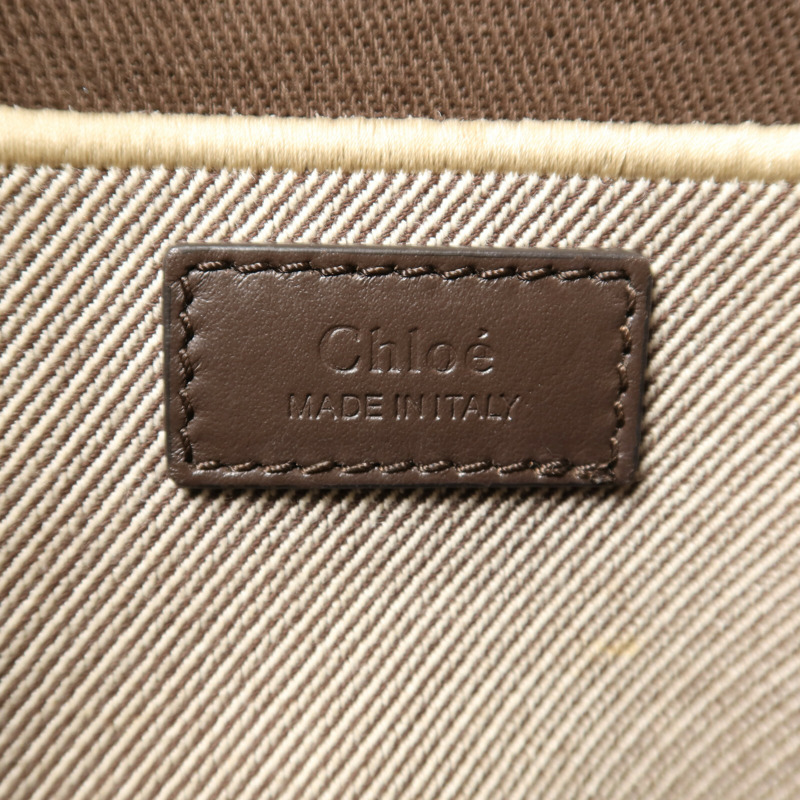 Chloe 帆布Small Carry Tote手挽肩背兩用袋-5