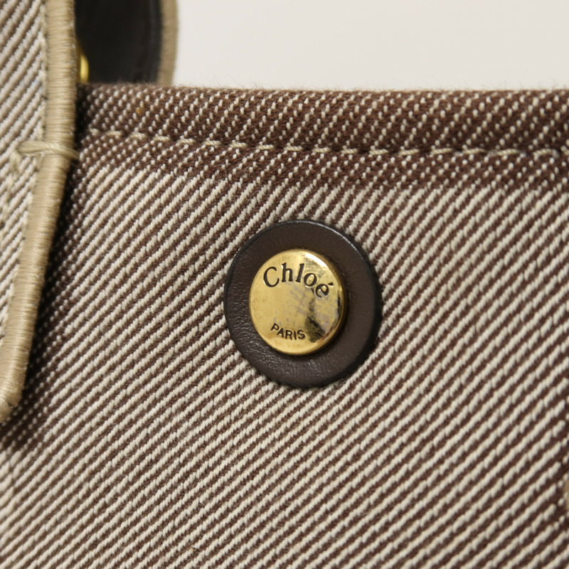 Chloe 帆布Small Carry Tote手挽肩背兩用袋-10