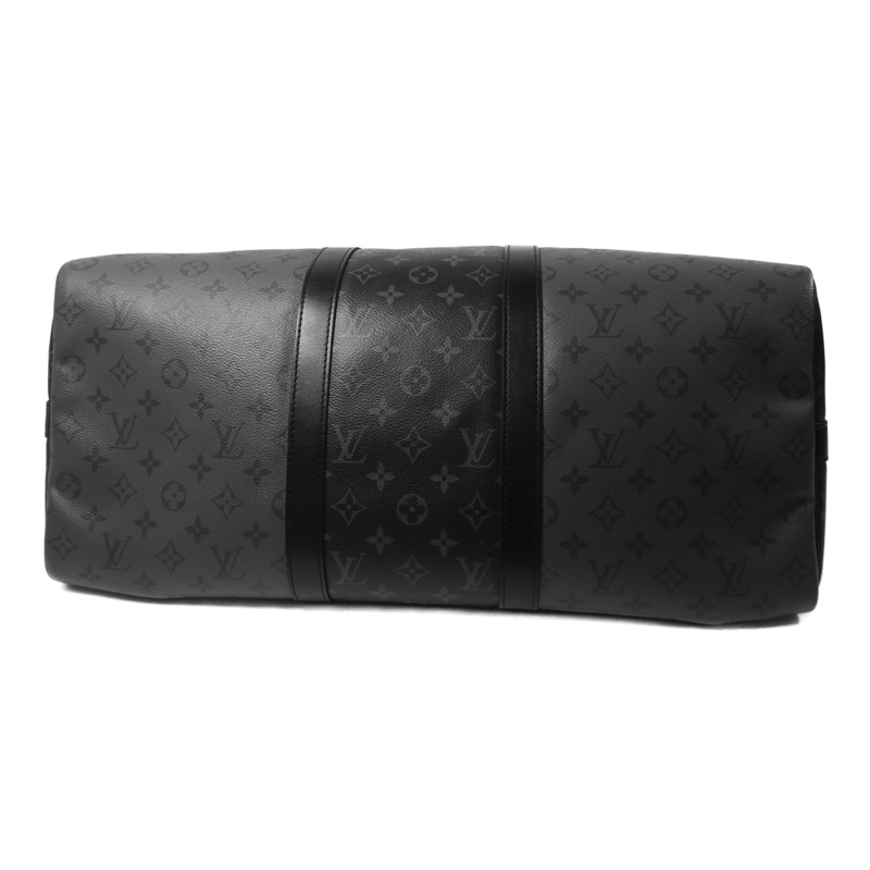 LOUIS VUITTON Monogram Eclipse Keepall Bandoulier手挽肩背兩用袋-3
