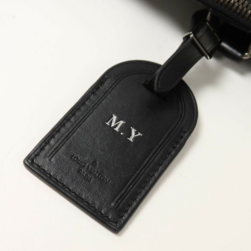 LOUIS VUITTON Monogram Eclipse Keepall Bandoulier手挽肩背兩用袋-10