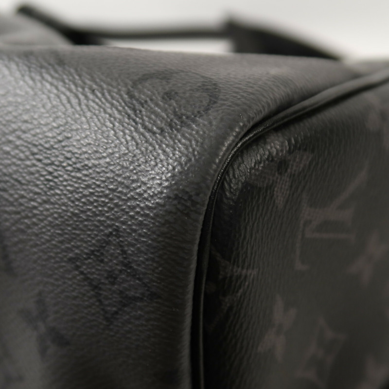 LOUIS VUITTON Monogram Eclipse Keepall Bandoulier手挽肩背兩用袋-13