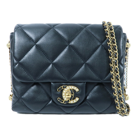 CHANEL 羊皮皮革Chain Shoulder鏈帶肩背袋