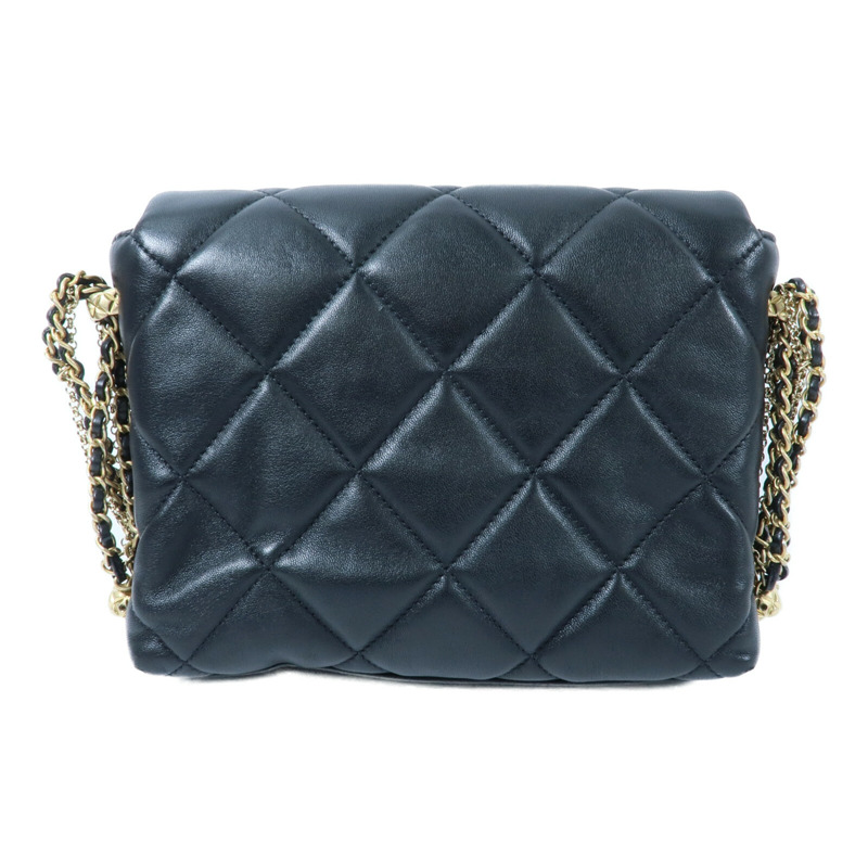 CHANEL 羊皮皮革Chain Shoulder鏈帶肩背袋-1