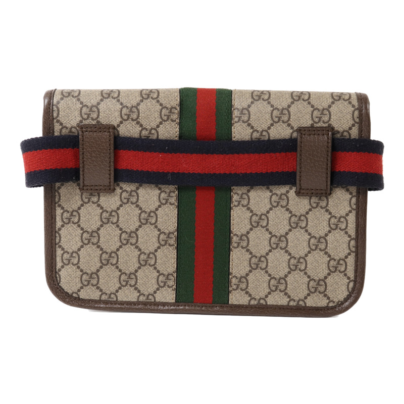 GUCCI 塗層帆布GG Supereme腰包-1