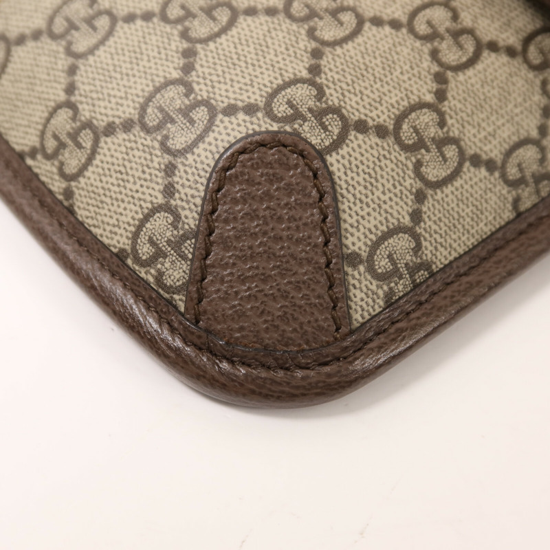GUCCI 塗層帆布GG Supereme腰包-12