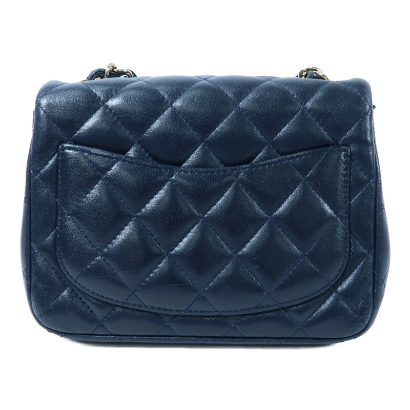 CHANEL 羊皮皮革Classic 17鏈帶肩背袋-1