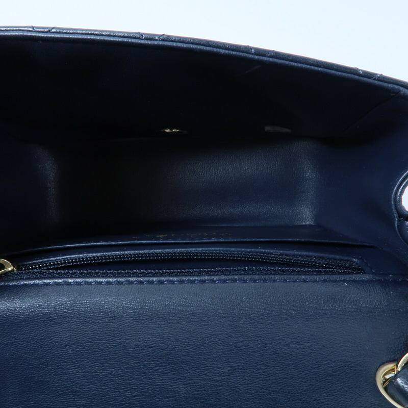 CHANEL 羊皮皮革Classic 17鏈帶肩背袋-4