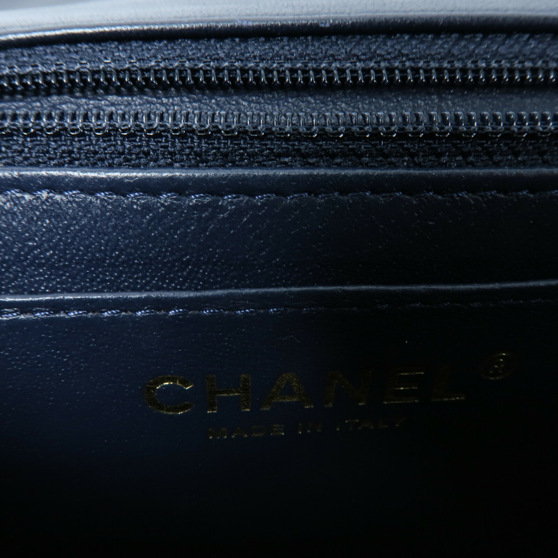 CHANEL 羊皮皮革Classic 17鏈帶肩背袋-6
