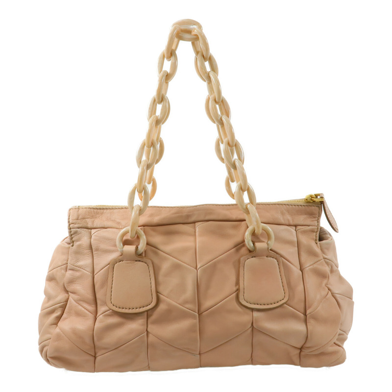 Miu Miu 羊皮皮革Shoulder Bag肩背袋-1