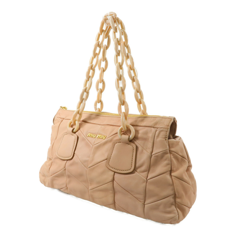 Miu Miu 羊皮皮革Shoulder Bag肩背袋-2