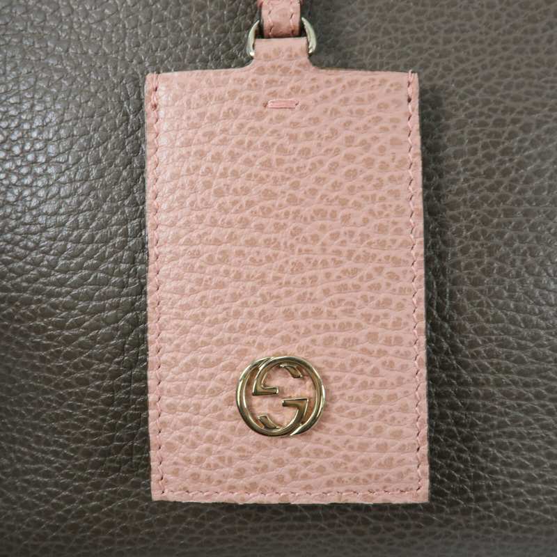 GUCCI 牛皮皮革Tote Bag手挽袋-8