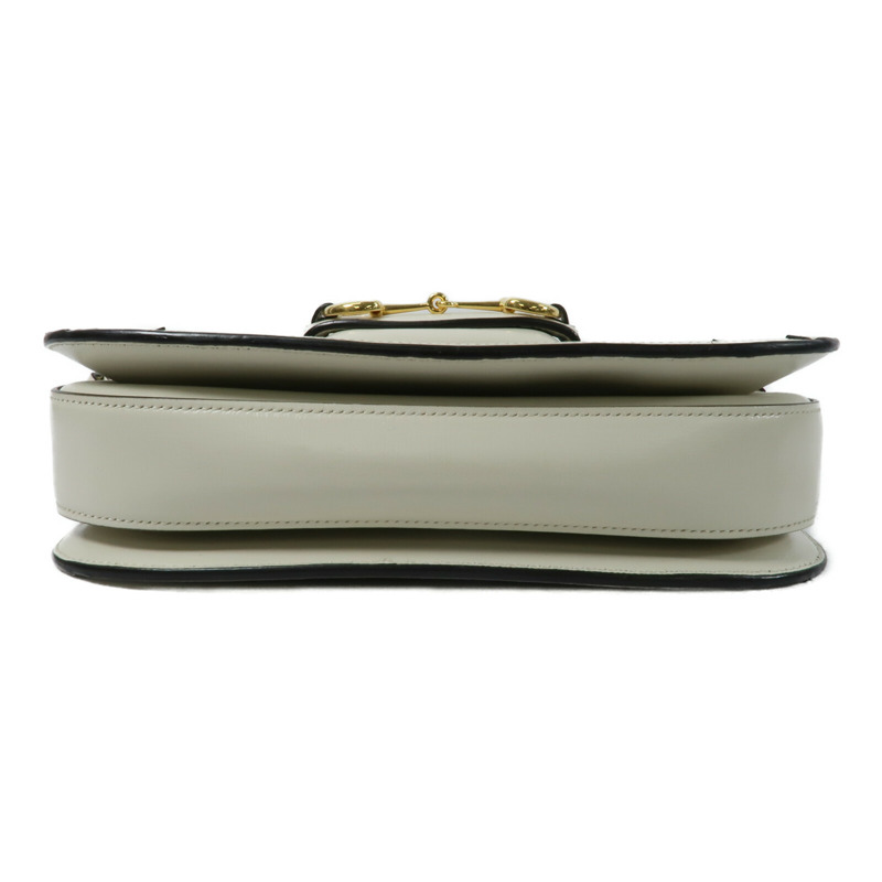 GUCCI 塗層帆布Horsebit 1955 Medium Shoulder Bag肩背袋-3