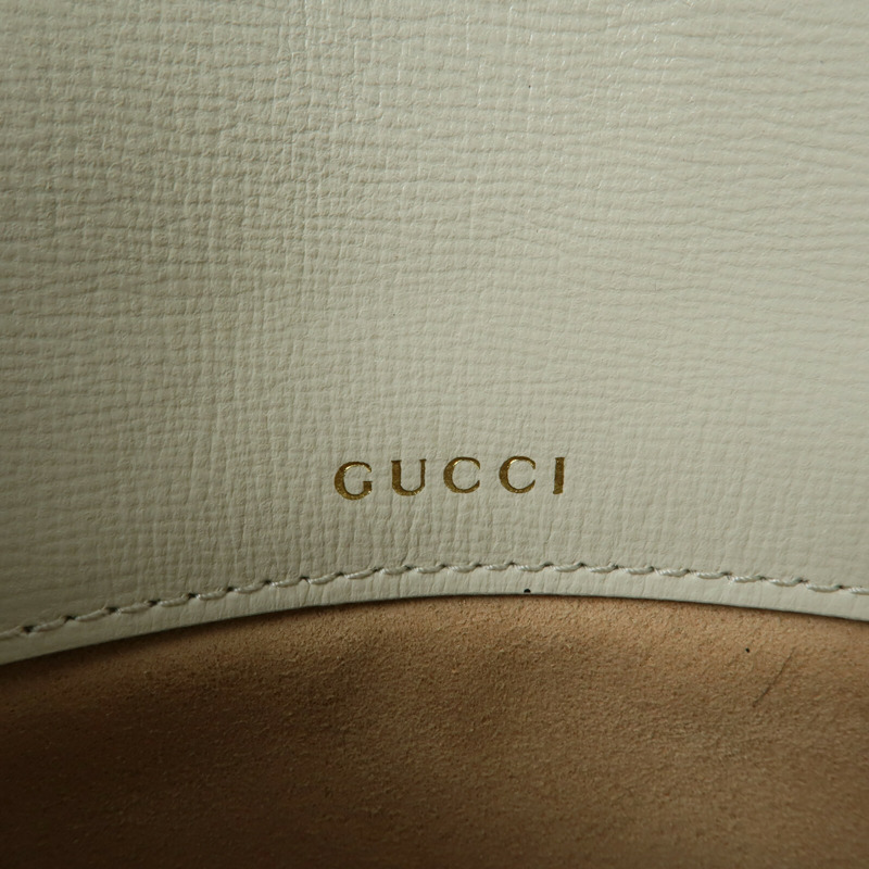 GUCCI 塗層帆布Horsebit 1955 Medium Shoulder Bag肩背袋-5