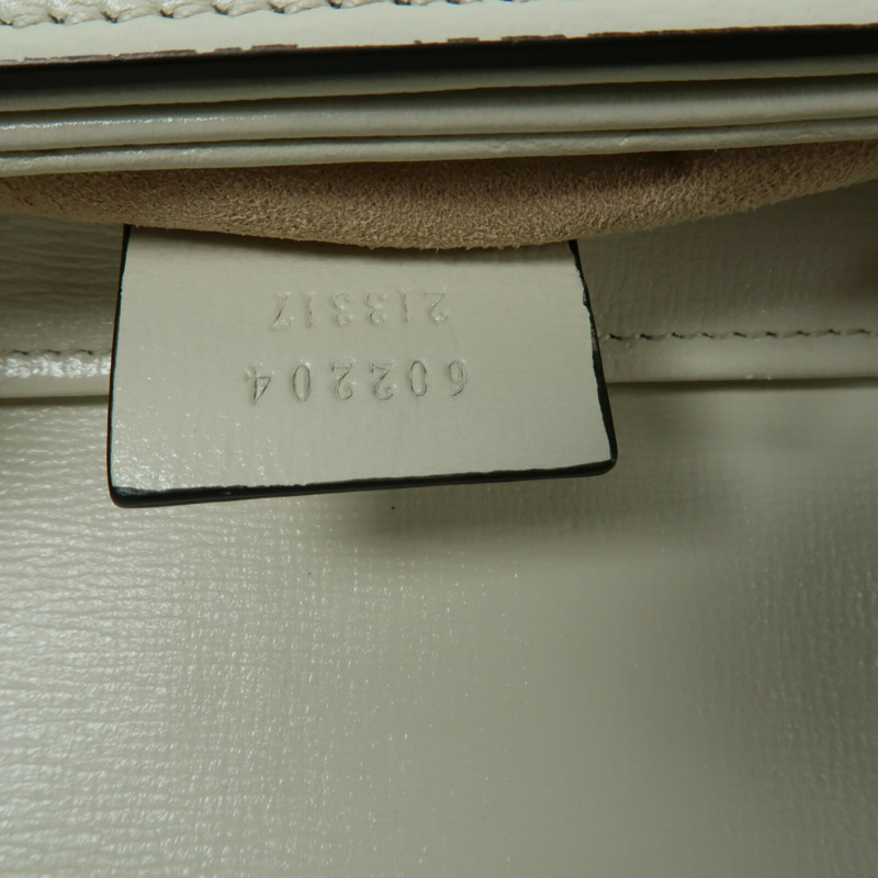 GUCCI 塗層帆布Horsebit 1955 Medium Shoulder Bag肩背袋-8