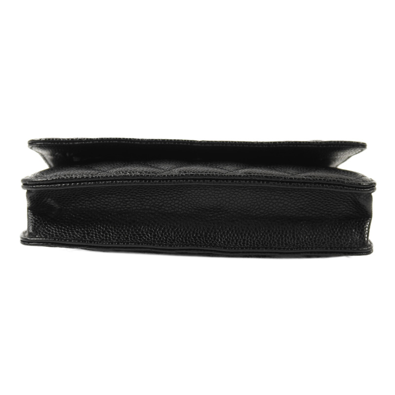 CHANEL 牛皮皮革WOC Wallet On Chain鏈帶肩背袋-3