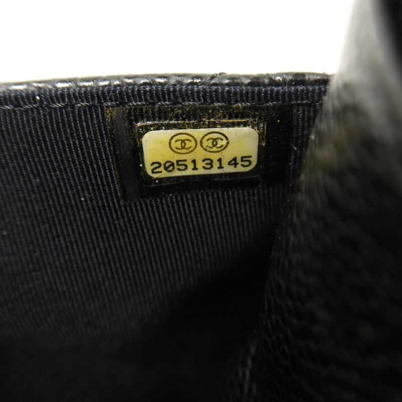 CHANEL 牛皮皮革WOC Wallet On Chain鏈帶肩背袋-7