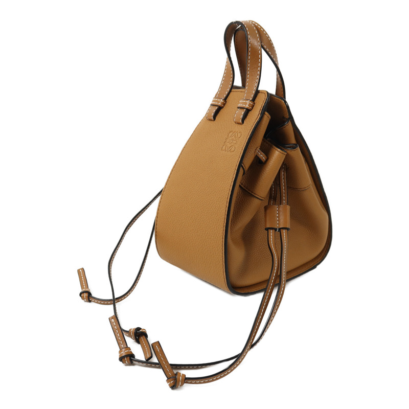 LOEWE 牛皮皮革Hammock Mini手挽肩背兩用袋-2