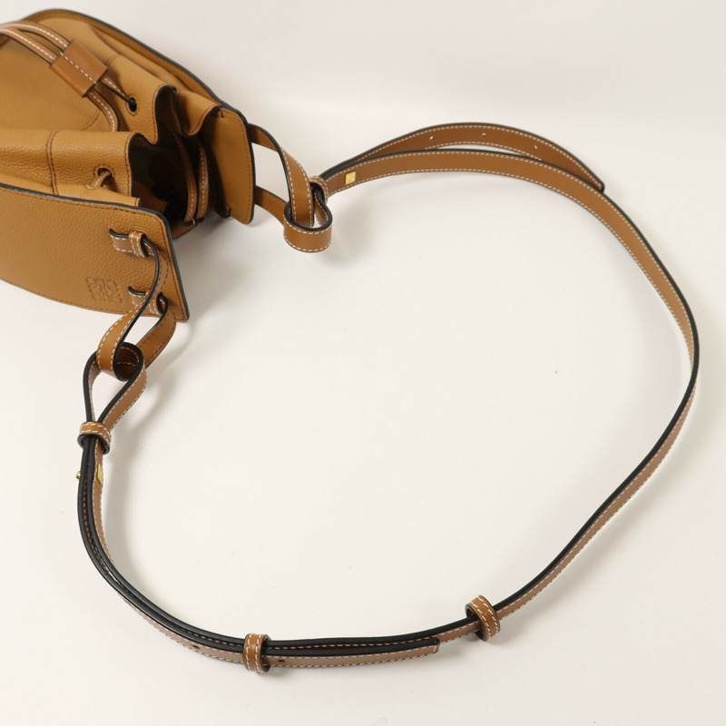 LOEWE 牛皮皮革Hammock Mini手挽肩背兩用袋-7