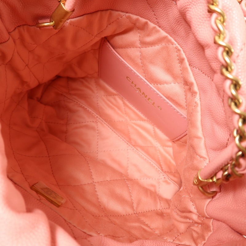 CHANEL 牛皮皮革Chanel 22 Mini鏈帶肩背袋-4