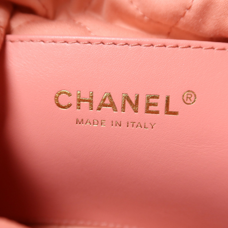 CHANEL 牛皮皮革Chanel 22 Mini鏈帶肩背袋-5