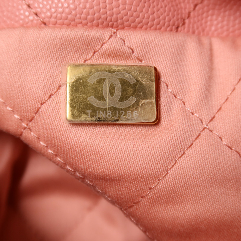 CHANEL 牛皮皮革Chanel 22 Mini鏈帶肩背袋-6