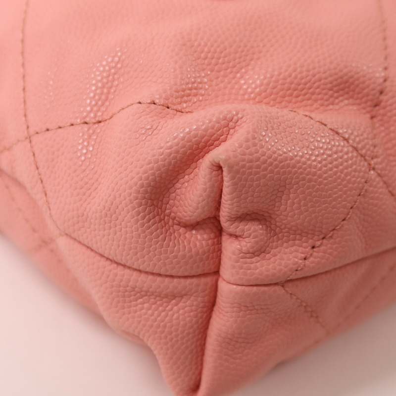 CHANEL 牛皮皮革Chanel 22 Mini鏈帶肩背袋-10